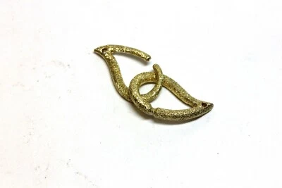 yellow plated costume fashion pearl clasp new findings - Image 1 of 4