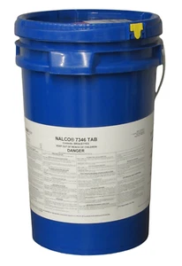 NEW 50 lbs Ecolab Nalco 7346 TAB Biocide Water Treatment Microbiological Control - Picture 1 of 17