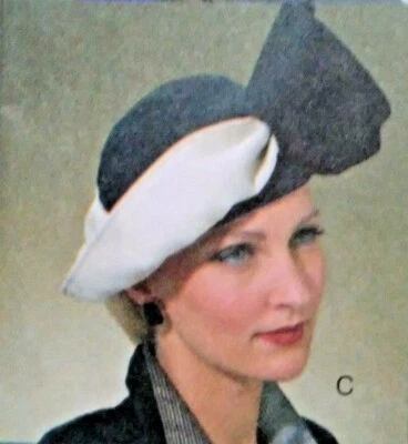 Vogue Vintage 1930 1940s Hat Accessories 7838 One Size Pattern Uncut - Image 1 of 4