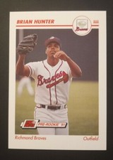 1991 Impel Line Drive Richmond Braves Brian Hunter #431