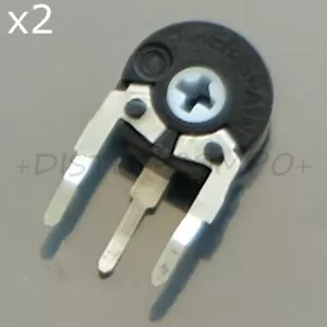 Potentiometre 250ohm vertical ajustable 6mm PT6 0.10W Piher (lot de 2) - Imagen 1 de 1