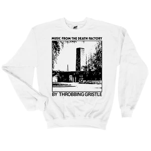 Throbbing Gristle 'Music From The Death Factory' Sweater (5 Colours Available) - Picture 1 of 7