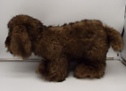 Boyds Bear Vintage Brown and Black Plush Puppy Dog Stuffed Animal Wire Body 15"