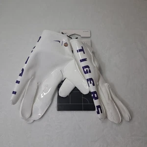 Neu LSU TIGERS Louisiana Nike Vapor Jet Fußballhandschuhe Herren XXL Team ausgestellt - Bild 1 von 10