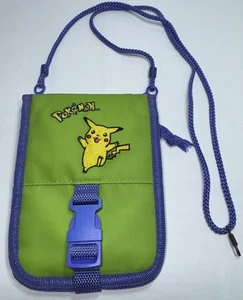 Pokémon Pikachu Green & Purple Vintage 1998 Nintendo Game Boy Color Travel Pack - Picture 1 of 5