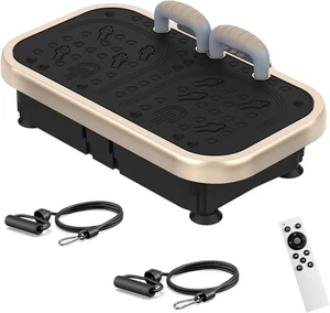 Vibration Plate Exercise Machine w/Push-up Handles, 200 Speed Full Body Vibratio - Picture 1 of 8