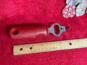 Red Handle Bottle Opener - Picture 1 of 4