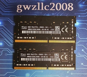 16GB (2x8GB) PC4-21300 DDR4-2666MHz 1Rx8 Non-ECC Hynix HMA81GS6CJR8N-VK #A2 - Picture 1 of 2
