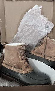 Sperry STS14179 Decoy Lammfell Stiefel Rehkitz Herren Gr. 11 M Neu *LESEN* - Bild 1 von 9