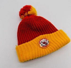 Vintage Wigwam Kansas City Chiefs Bommelmütze - frisch gewaschen - Swiftie - Bild 1 von 4