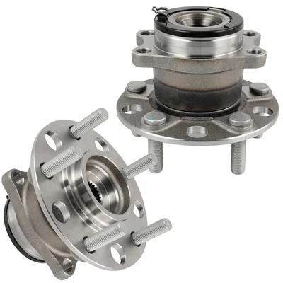 Par de montaje de cojinete de cubo de rueda trasero izquierdo y derecho para Mitsubishi Outlander 07-13 Foto 1 de 4