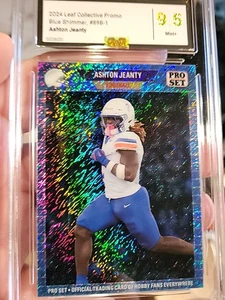 2024 Leaf Collective Promo Blue Shimmer #89B-1 Ashton Jeanty - Bild 1 von 4