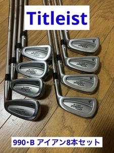 Titleist iron set 990・B 8pcs 3.4.5.6.7.8.9.P used - Picture 1 of 4