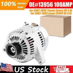 Alternator for 2002-2003 Toyota Camry Lexus ES300 3.0L 100Amp 13956 270600A070 - Picture 1 of 13