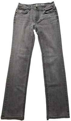 Pantalones de mezclilla ajustados elásticos grises 7FAM 7 FOR ALL HUMANITY RHIGBY para niños talla 16 Foto 1 de 4