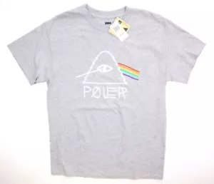NUEVA CAMISETA POLER CAMP VIBRACIONES GRIS BREZO PSICODÉLICA ALGODÓN GRÁFICO TALLA M - Imagen 1 de 2