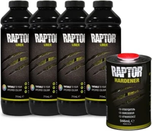 U-Pol Raptor Kit Vernice ruvida antigraffio 4L + indurente UPOL - COLORABILE - Imagen 1 de 9