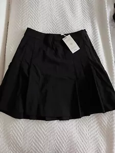 Mango Pleated Black Skirt - Picture 1 of 7