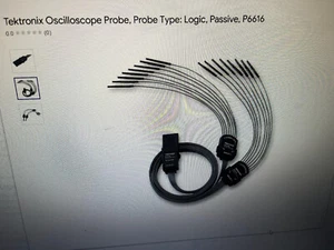 s NEW   P6616 Tektronix  Probe, Logic, 500 MHz, MSO/DPO4000B & MSO/DPO5000 P6616 - Picture 1 of 4