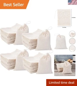400 Pieces Drawstring Pouch Gift Bags with Drawstring for Party Supplies Dail... - Picture 1 of 7