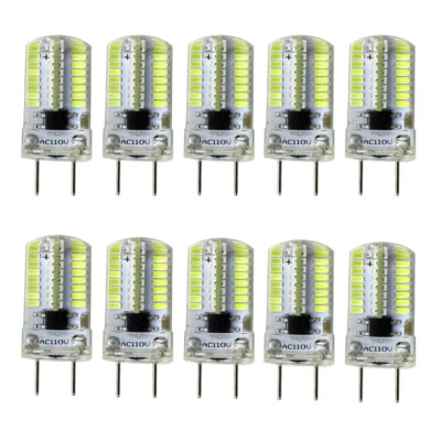 10pcs G8 Bi-Pin T5 Lights 64 3014 LED Light Bulb Dimmable Lamp White/Warm 120V  - Image 1 of 4