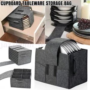 Caravan Glass Cup Holder Camping Tableware Storage Felt Bag for Motorhome Boat - Picture 1 of 15