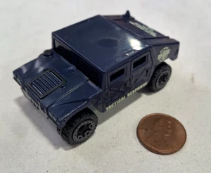 2014 Mattel Hot Wheels Tactical First Response 1/64 Scale Blue Hummer TC-214 - Picture 1 of 4