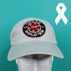 No Limit Texas Hold ‘Em Grey Baseball Cap Hat Hook and Loop Strap - Picture 1 of 7