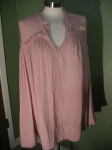 Lane Bryant Blouse Shirt Top Women's Tunic Boho Gypsy XL Hippie Bohemian Size 20 - Picture 1 of 8