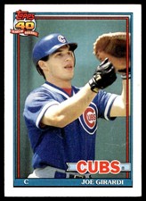 1991 Topps Joe Girardi Chicago Cubs #214