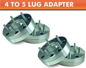 4 Wheel Adapters 4x4.5 to 5x5 | T-Bird Cobra 5 Lug Wheels On Older Mustang - Picture 1 of 3