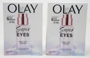 Olay Super Eyes Daily Eye Serum - Fragrance Free - 2 Pack - 13.5mL (0.45 FL OZ) - Picture 1 of 2