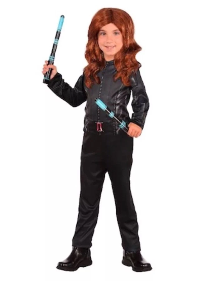 Nuevo Marvel Guerra Civil Capitán América Viuda Negra Conjunto de Vestir Disfraz Mono Foto 1 de 4