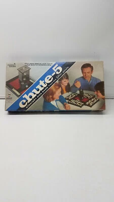 Vtg  ES Lowe & Milton Bradley CHUTE-5 Yahtzee Dice Board Game Complete 1973 - Image 1 of 4