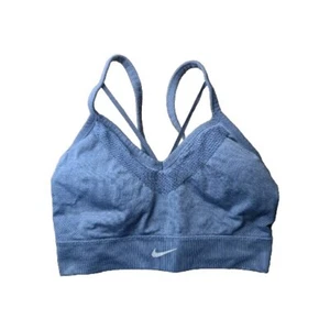 Nike Sports Bra Size Small Dri-Fit  Blueish-Gray Color dec24 - Picture 1 of 12