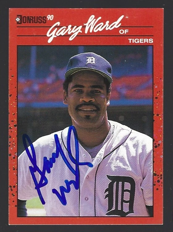 1990 Donruss Baseball #621 Gary Ward IP autograph signed card - Image 1 of 1