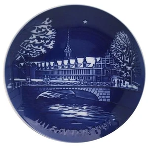 Bing & Grondahl Christmas Plate 1991 - The Copenhagen Stock Exchange - Picture 1 of 1