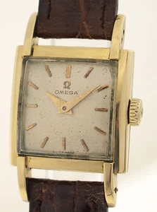 OMEGA DAMENARMBANDUHR IN 14ct GOLD - SAMMLER KULTUHR DER 1950er JAHRE - CAL. 244 - Bild 1 von 4