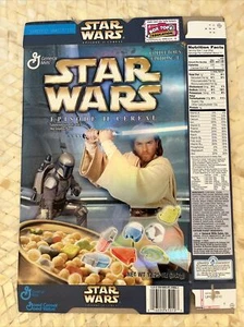 Star Wars Episode II Clone Wars Cereal Boxes Collectors Edition #1 Jango Obi Wan - Picture 1 of 10