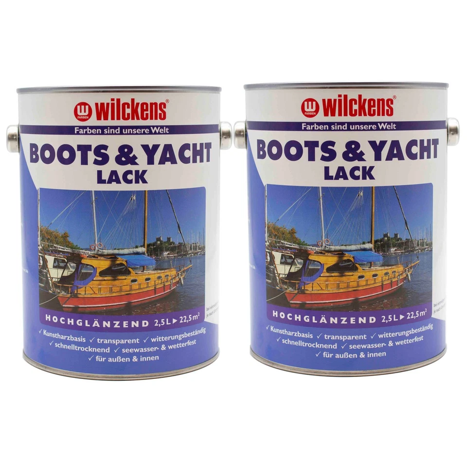 Wilckens 11500000080  Bootslack & Yachtlack, Hochglänzend, 2.5 Liter
