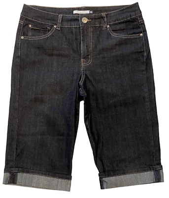 BANDOLINOBLU BRADY AZUL MARINO 10 JEAN CAPRI ELÁSTICO BOLSILLO BOTÓN PRIORIDAD USADO Foto 1 de 4