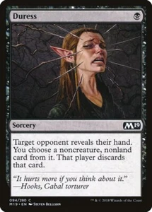 Duress (094) Core Set 2019 M19 MTG Magic - Picture 1 of 1