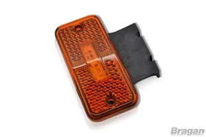 Amber LED Marker Light Lamp 24v + Detachable Bracket To Fit Scania Volvo MAN - Picture 1 of 10