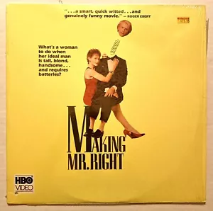 MAKING MR RIGHT LASERDISC RARE VINTAGE 1987 HBO VIDEO OUT OF PRINT IN SHRINKWRAP - Picture 1 of 3
