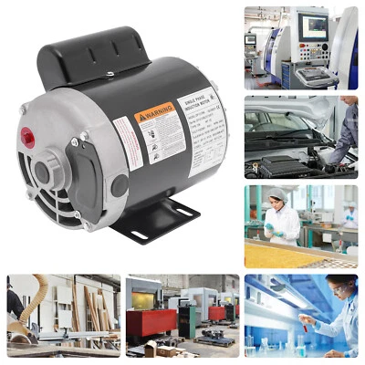 Motor de propósito general 1/2 HP 115/230V 3450 RPM motor eléctrico monofásico nuevo Foto 1 de 4