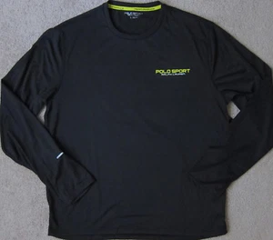 Ralph Lauren (Schwarz) Performance Trikot L/S T's Herren Nwt - Picture 1 of 2