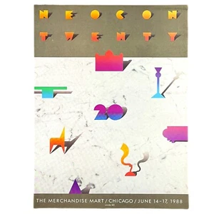 Neocon Twenty Print Ad 1988 8.5x11 Vintage 80s Merch Mart Chicago IL Design - Picture 1 of 1