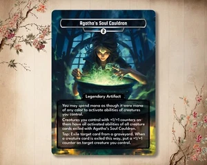 Agatha's Soul Cauldron - High Quality Custom Card [ Alternative Custom Art ] - Foto 1 di 1