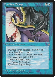 Magic the Gathering (mtg): ICE: Binding Grasp  (x 4) - Picture 1 of 1