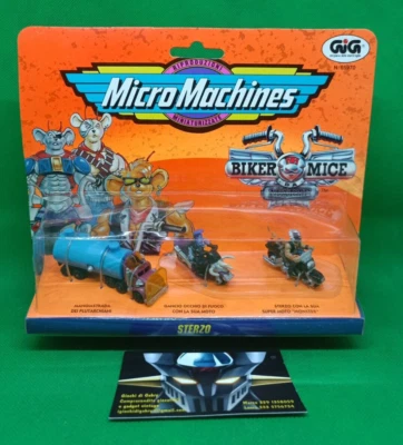 GIG - MICRO MACHINES - BIKER MICE - STERZO  - 65970 BIKER MICE DA MARTE - NUOVO - Immagine 1 di 4